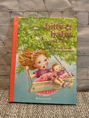 American Girl Bitty Baby and Me Book - Green, Pink, Coral